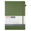 Szkicownik Squared Book Sakura, A4 / Pine Needle