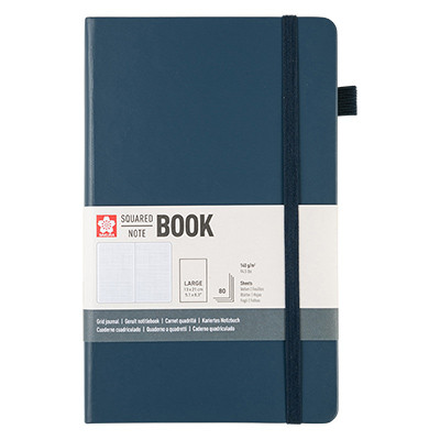Szkicownik Squared Book Sakura, 13 x 21 cm / Deep Indigo
