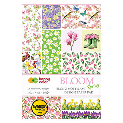 Blok z motywami - Colors Fun, Happy Color, A4