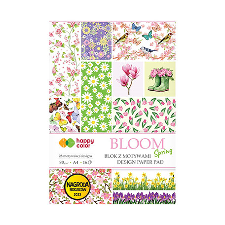 Blok z motywami - Colors Fun, Happy Color, A4