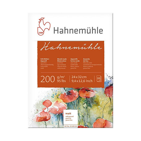 Blok akwarelowy Hahnemuhle Matt CP 24 x 32 cm, 200 g/m2