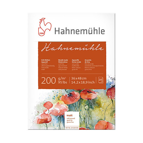 Blok akwarelowy Hahnemuhle Matt CP 36 x 48 cm, 200 g/m2