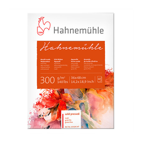 Blok akwarelowy Hahnemuhle CP Matt 36 x 48 cm, 300 g/m²