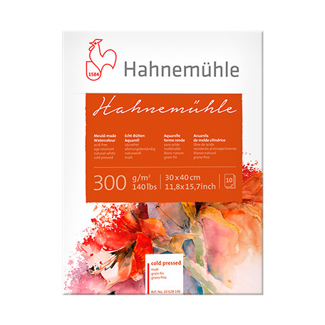 Blok akwarelowy Hahnemuhle CP Matt 30 x 40 cm, 300 g/m²