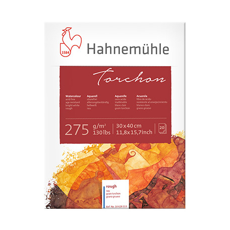 Blok akwarelowy Hahnemuhle Torchon 30 x 40 cm, 275 g/m²