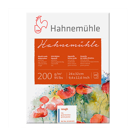 Blok akwarelowy Hahnemuhle Matt Rough 24 x 32 cm, 200 g/m2