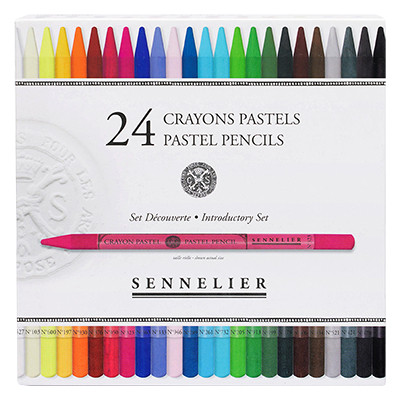 Introductory Set Pastel Pencils Sennelier, zestaw 24 kolory