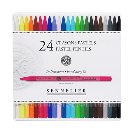 Introductory Set Pastel Pencils Sennelier, zestaw 24 kolory