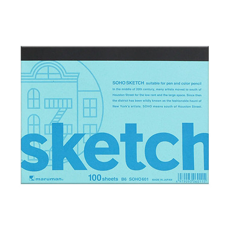 Szkicownik SOHO Maruman 100 ark. 12 x 17 cm