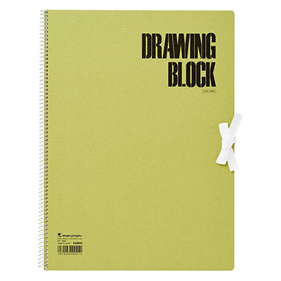 Szkicownik na spirali Drawing Block Maruman, 20 ark., 33 x 24 cm
