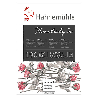 Blok Nostalgie N/W Hahnemuhle,190 g/m², 25 ark. A1