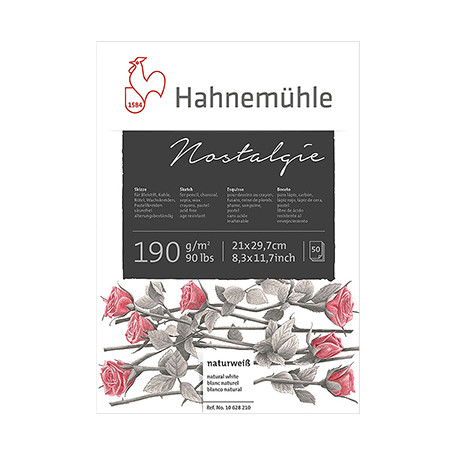 Blok Nostalgie N/W Hahnemuhle,190 g/m², 25 ark. A1