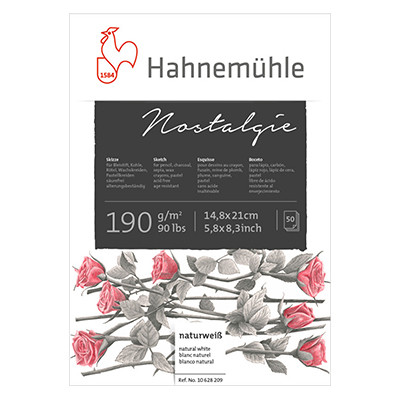 Blok Nostalgie Hahnemuhle,190 g/m², 50 ark. A5
