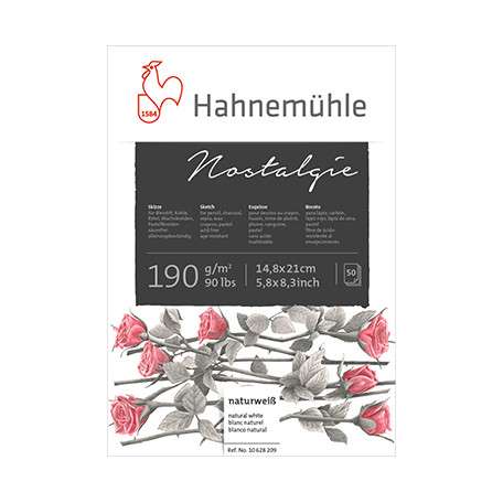 Blok Nostalgie Hahnemuhle,190 g/m², 50 ark. A5