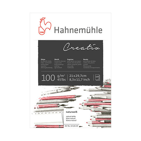 Blok Creativ Hahnemuhle,100 g/m², 100 ark. A4