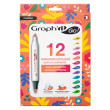 Floral, zestaw pisaków akrylowych Graph'it GO! 12 kol.
