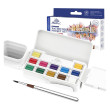 Farby akwarelowe Pocket Set Phoenix, 12 półkostek