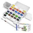 Farby akwarelowe Pocket Set Phoenix, 12 półkostek