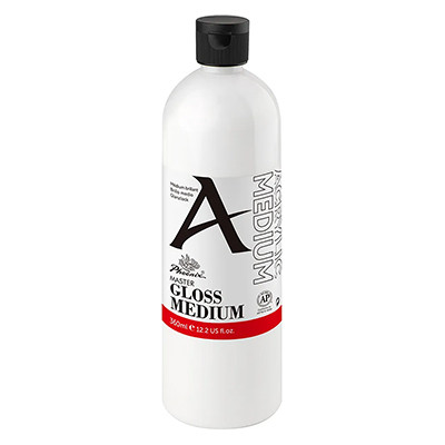 Medium błyszczące do farb akrylowych Phoenix 360 ml