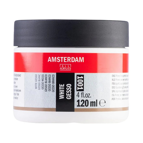 Gesso białe Amsterdam, white gesso 120 ml