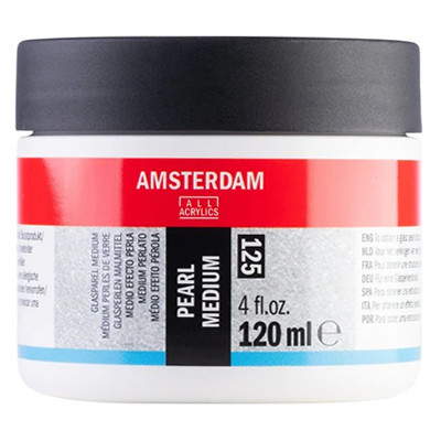 125 Medium żelowe perłujące Amsterdam, pearl medium 120 ml