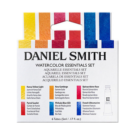 Essentials Set, akwarele w tubkach Daniel Smith 6 x 5 ml
