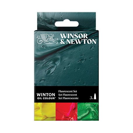 Metallic Set, farby olejne Winton W&N 3 x 37 ml