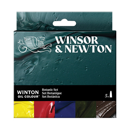 Botanic Set, farby olejne Winton W&N 5 x 37 ml