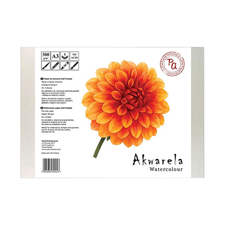 Papier do akwareli 'Dalia' A3, 300 g/m², 10 ark.
