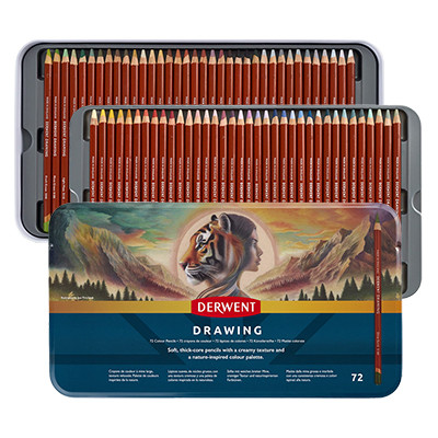 Kredki rysunkowe Drawing Derwent, 72 kolory