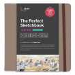Szkicownik The Perfect Sketchbook Etchr, 300 g/m, 18x18 cm