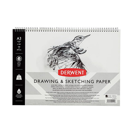 Szkicownik na spirali Derwent Elephant