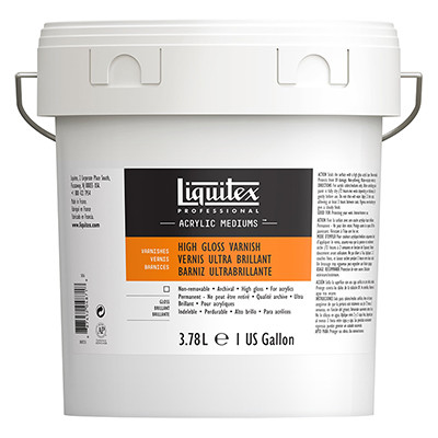 Werniks high gloss do farb akrylowych, Liquitex 3.78 l