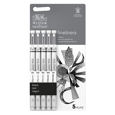 zestaw cienkopisow winsor newton