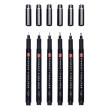 Zestaw cienkopisów Pigment Fineliner Talens, 6 sztuk