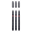 Medium, cienkopisy Pigment Fineliner Talens, 3 sztuki