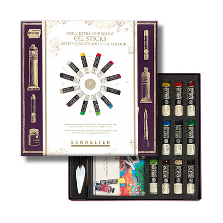Oil Stick Mini Sennelier – zestaw prezentowy 12 kolorów