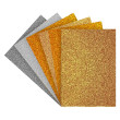 Karton brokatowy gold/silver Happy Color A3, 10 ark.