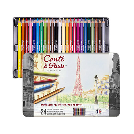 pastel w kredce conte