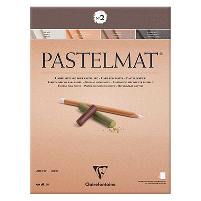 Pastelmat dark tones, blok do pasteli Clairefontaine, 24/30 cm