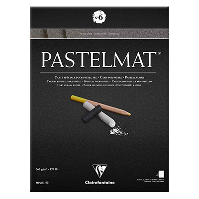 Pastelmat anthratice blok clairefontaine