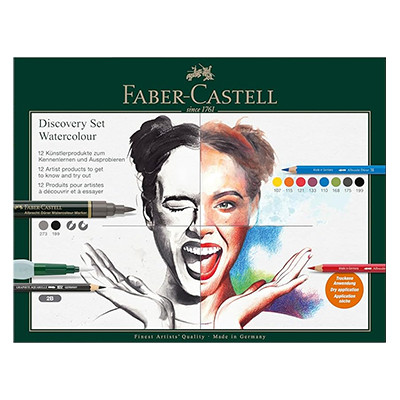Zestaw rysunkowy Discovery Set Watercolour FC, 12 elem.