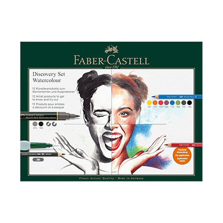 Zestaw rysunkowy Discovery Set Watercolour FC, 12 elem.