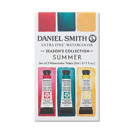 Summer Season's Collection, akwarele Daniel Smith tubki 3 x 5 ml