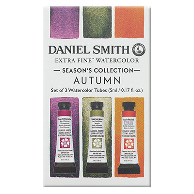 Autumn Season's Collection, akwarele Daniel Smith tubki 3 x 5 ml