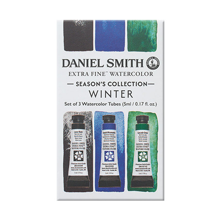 Winter Season's Collection, akwarele Daniel Smith tubki 3 x 5 ml