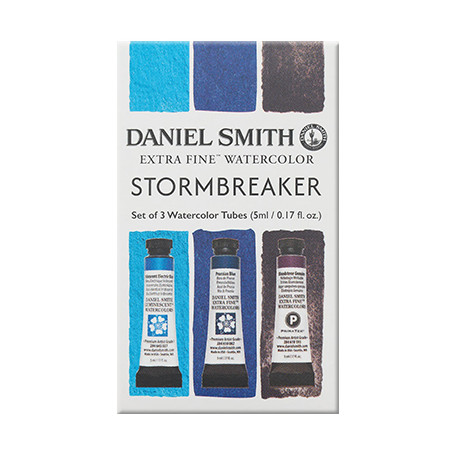 Stormbreaker, akwarele Daniel Smith tubki 3 x 5 ml