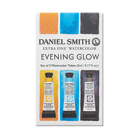 Evening Glow, akwarele Daniel Smith tubki 3 x 5 ml