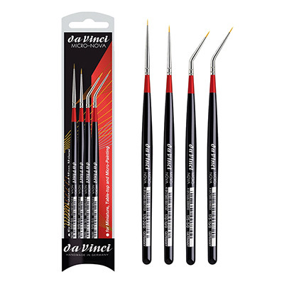 Zestaw pędzli da Vinci Micro-Nova, 4 sztuki