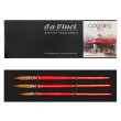 Zestaw pędzli Colineo RED da Vinci, 3 sztuki